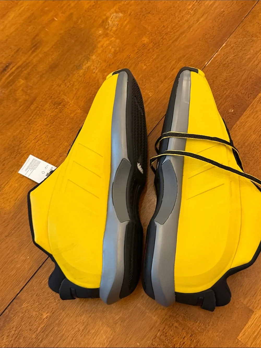 adidas Crazy 1 Kobe Sunshine 2022 Team Yellow Black GY3808 Men’s Sneaker Sz 16